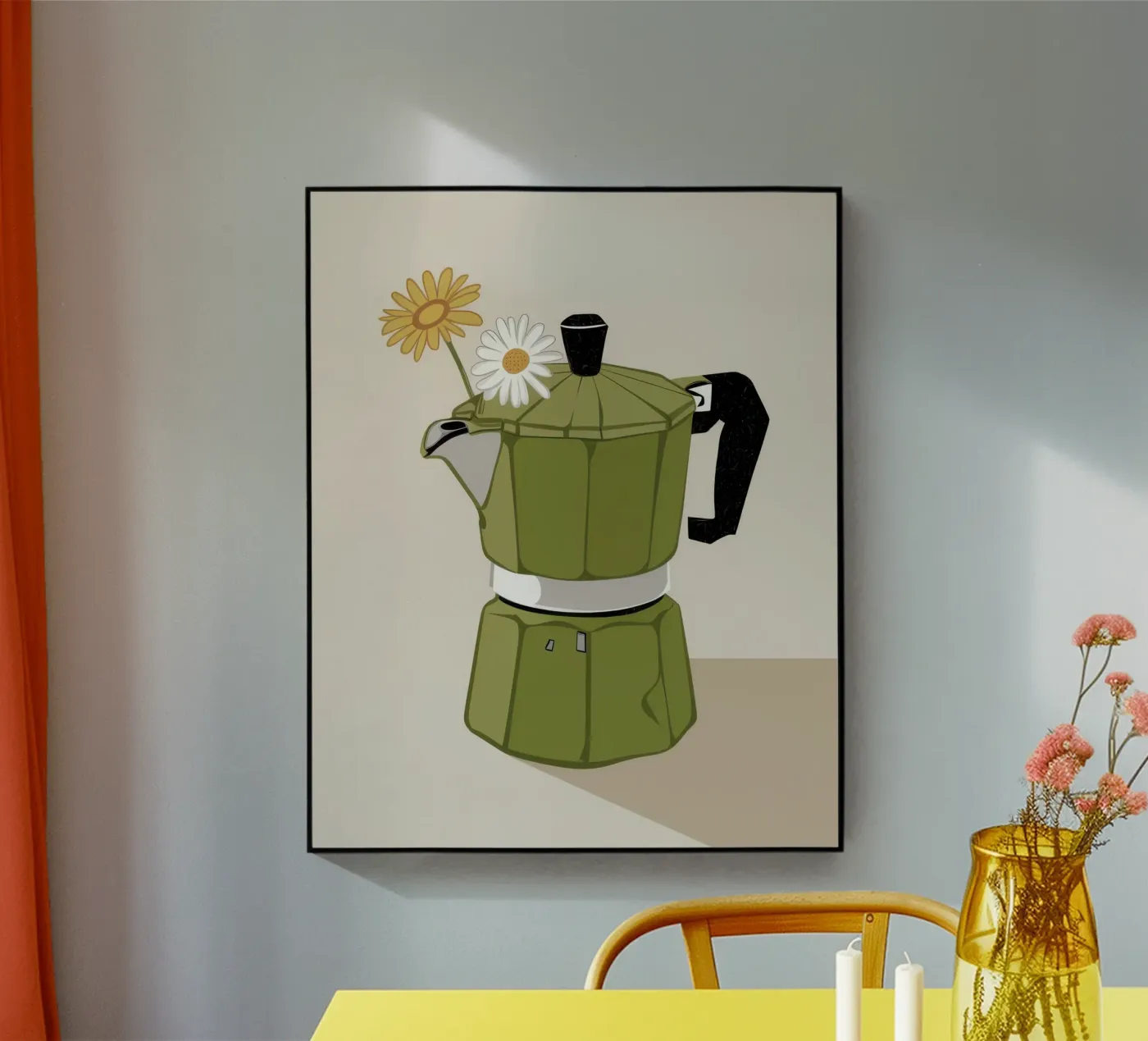 Caffè mattutino Bloom plexiglass da Frosh Pallete