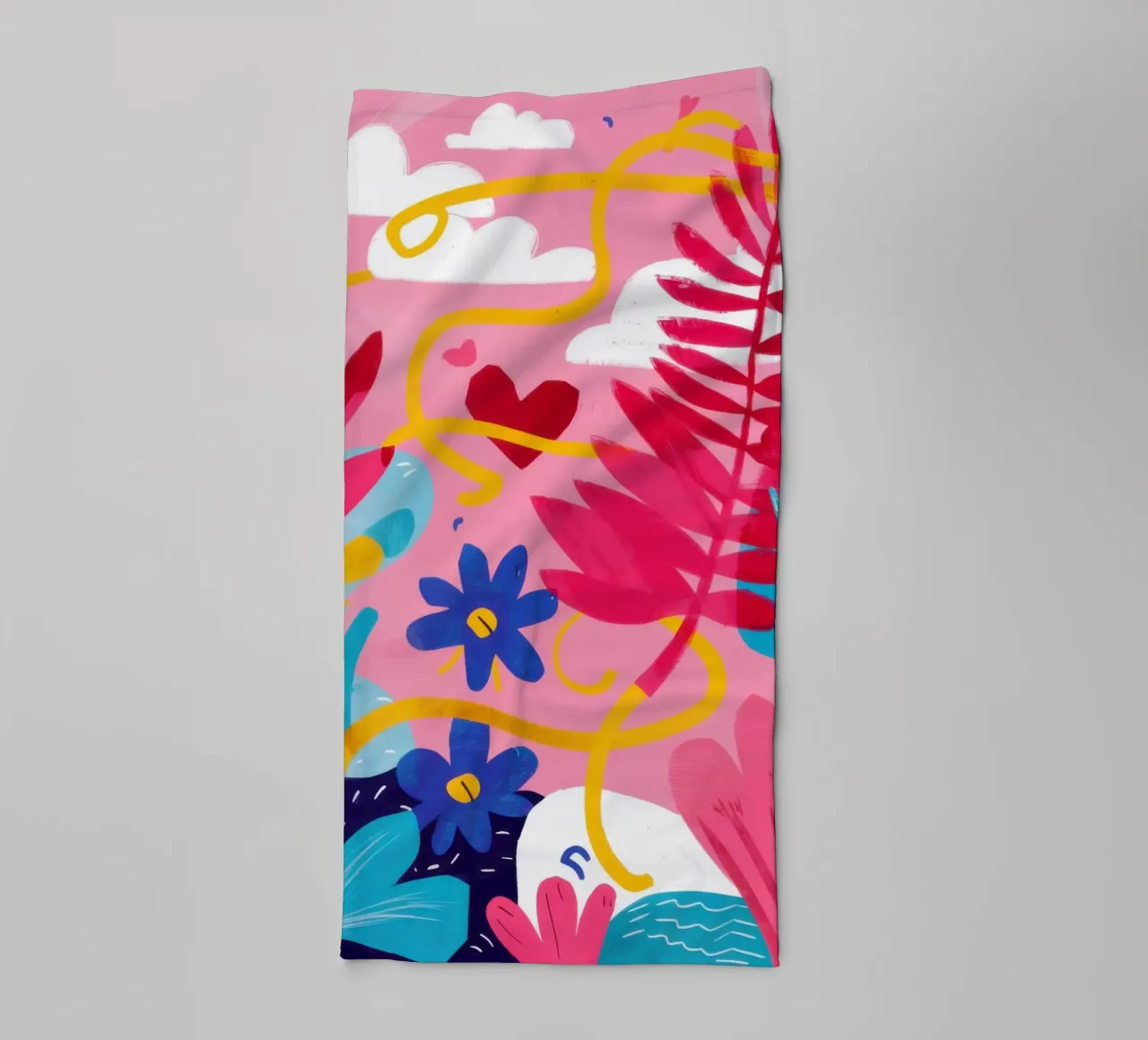 Electric Love Jungle towel by Bring Haven