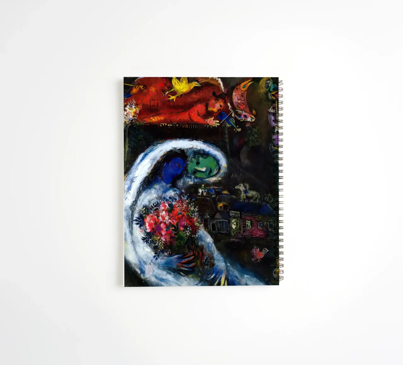 Braut mit blauem Gesicht marc chagall Ringbuch von MC Exhebition