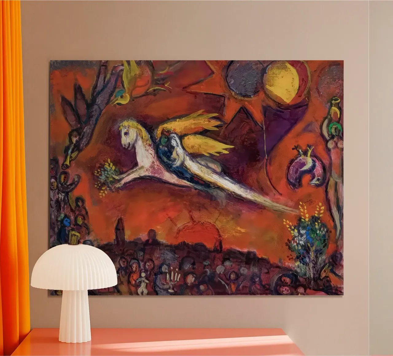 Hohelied der Liebe IV (8) marc chagall Poster von MC Exhebition