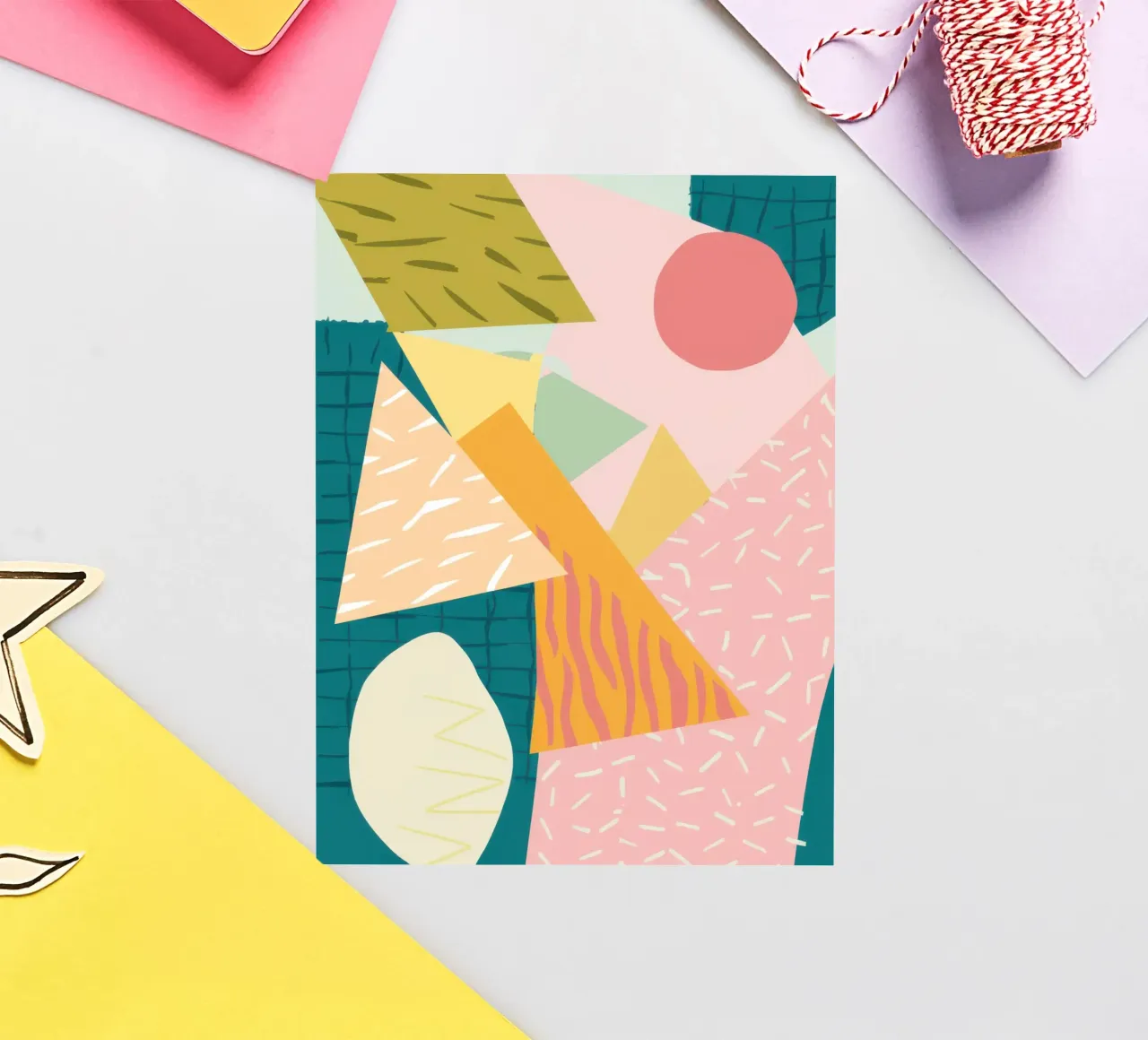 Textured Paper Collage sticker by Solar Paint