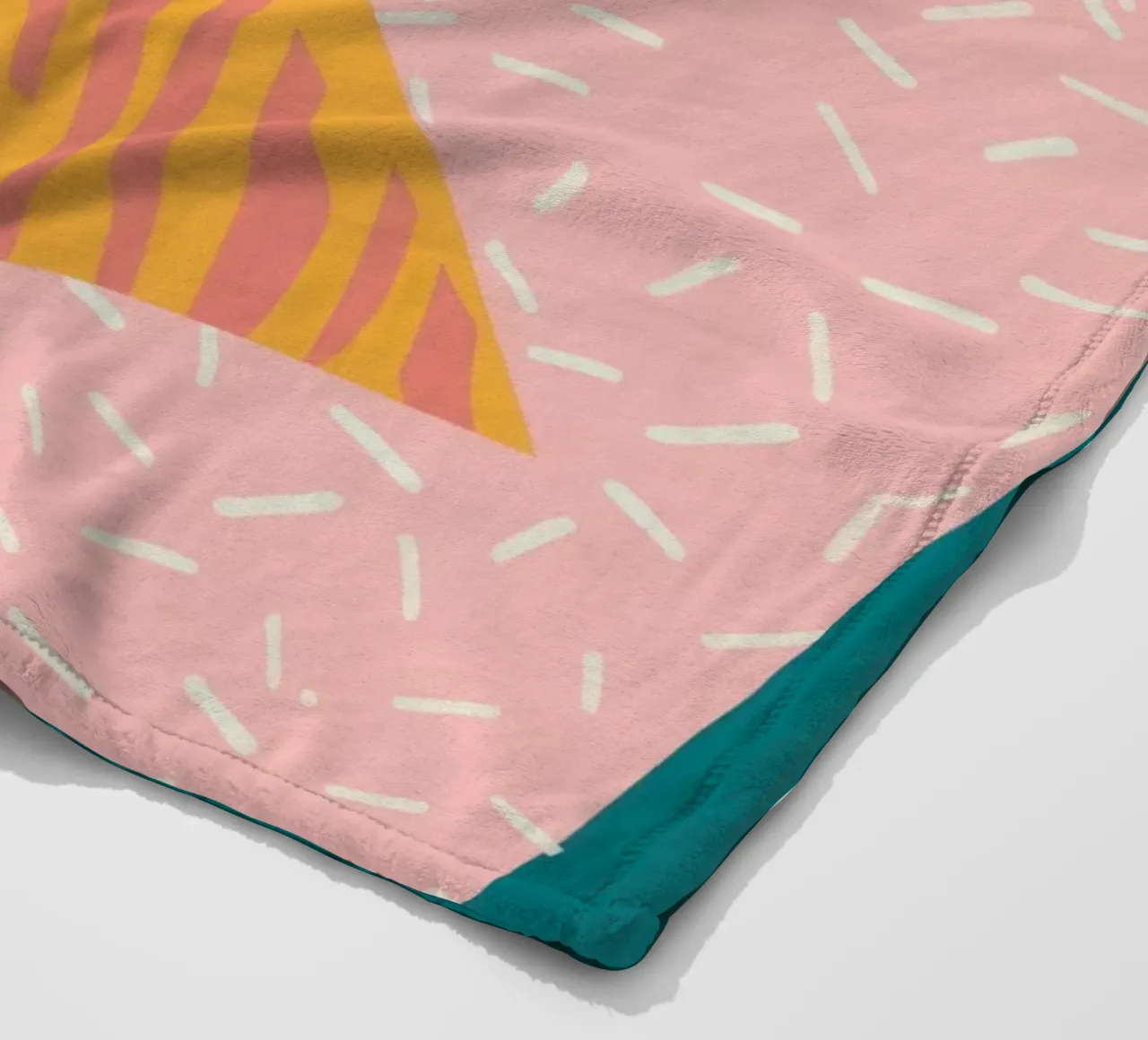 Textured Paper Collage fleece blanket by Solar Paint