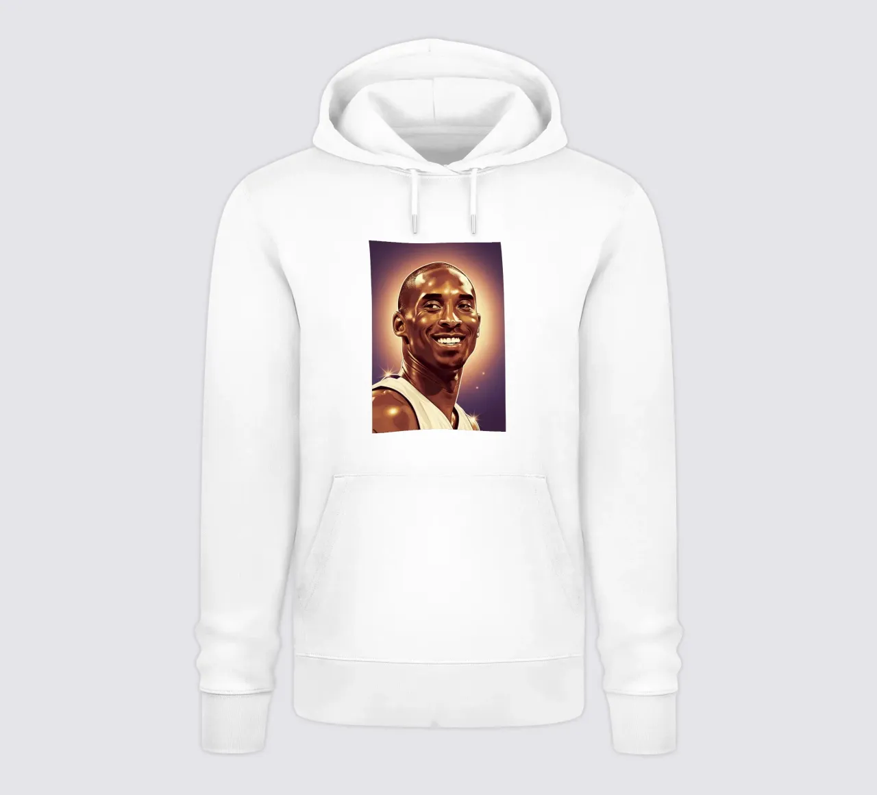Kobe Bryant portrait (2) felpa con cappuccio da Lembayung art