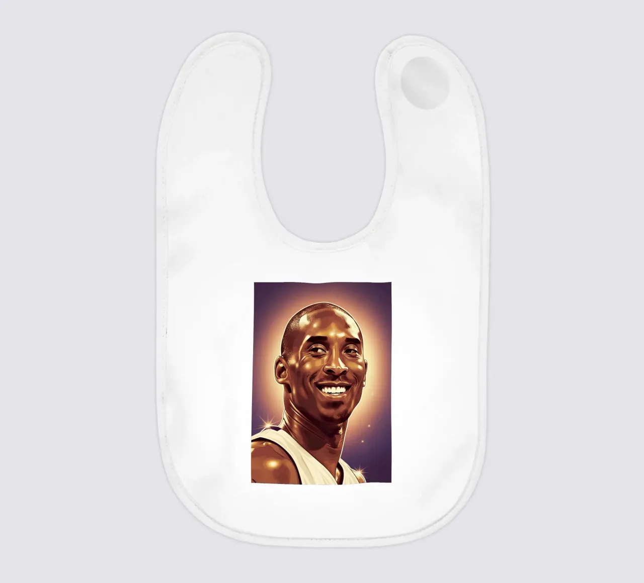 Kobe Bryant portrait (2) bavaglino da Lembayung art