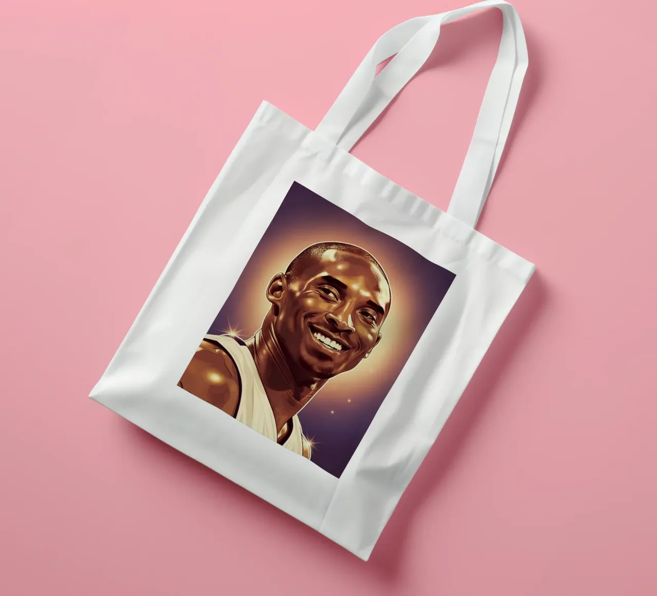 Kobe Bryant portrait (2) borsa in juta da Lembayung art