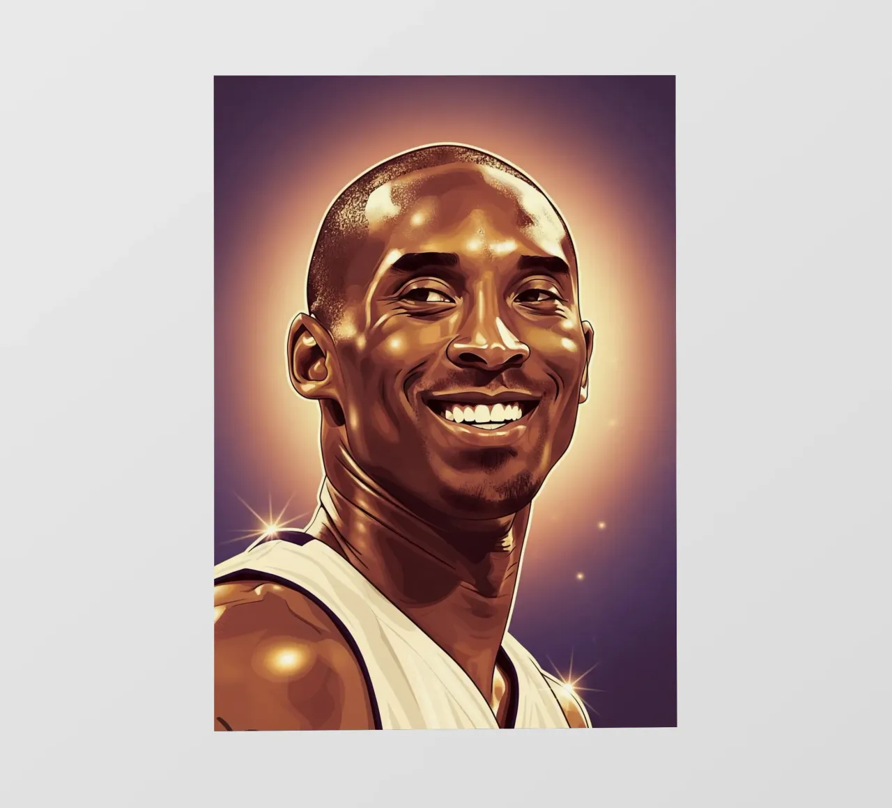 Kobe Bryant portrait (2) photo wallpaper by Lembayung art