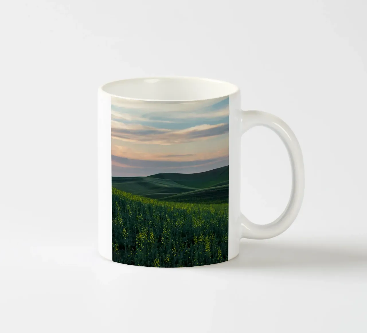 grass meadow tazza in ceramica da animal story home