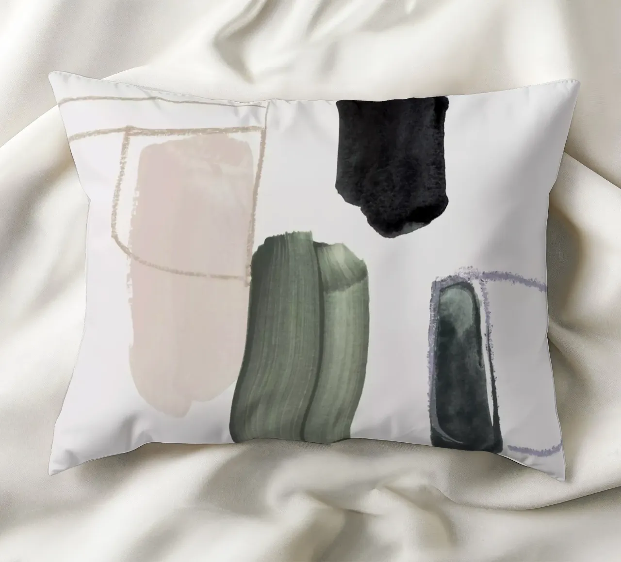 abstract forms cojín de IRIS LEHNHARDT FINE ART