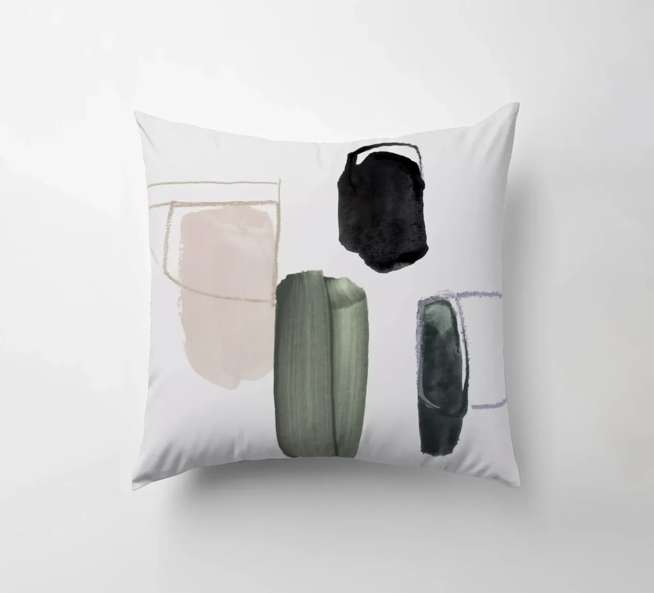 abstract forms cuscino da IRIS LEHNHARDT FINE ART