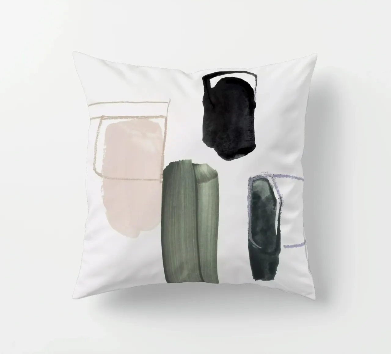 abstract forms cuscino da IRIS LEHNHARDT FINE ART