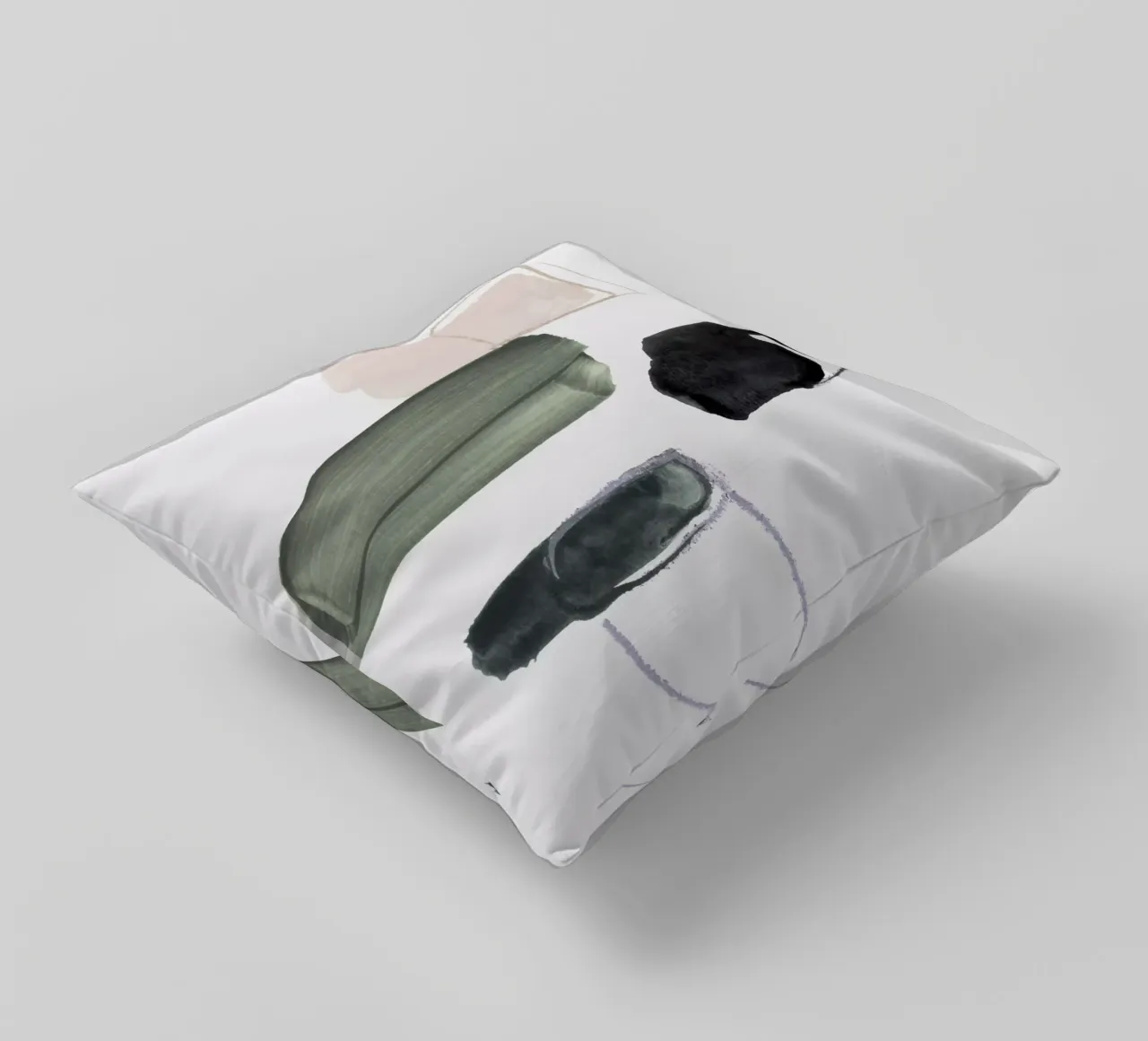 abstract forms cuscino da IRIS LEHNHARDT FINE ART