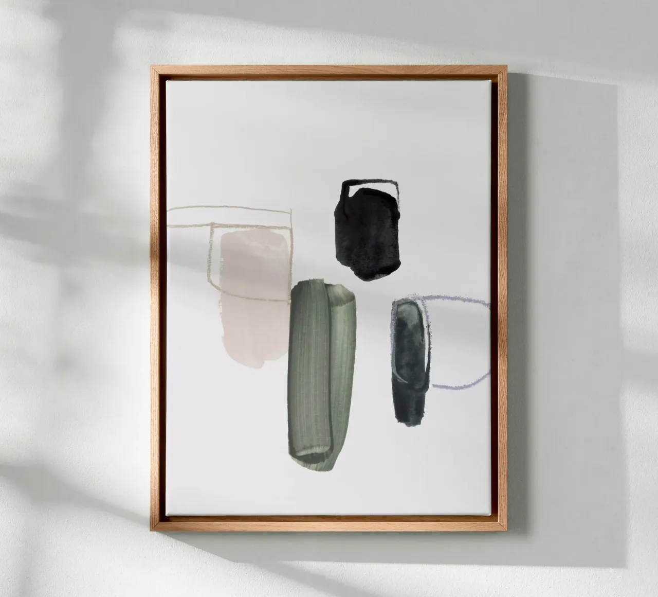 abstract forms tela da IRIS LEHNHARDT FINE ART