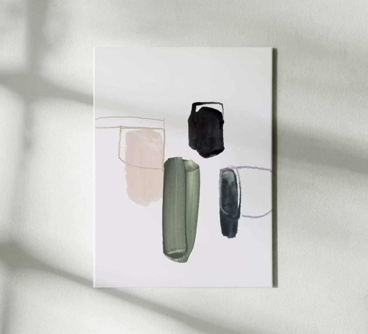 abstract forms tela da IRIS LEHNHARDT FINE ART