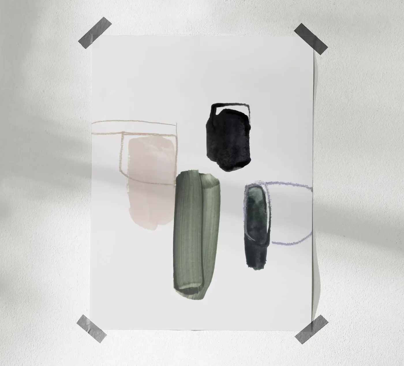 abstract forms Poster von IRIS LEHNHARDT FINE ART