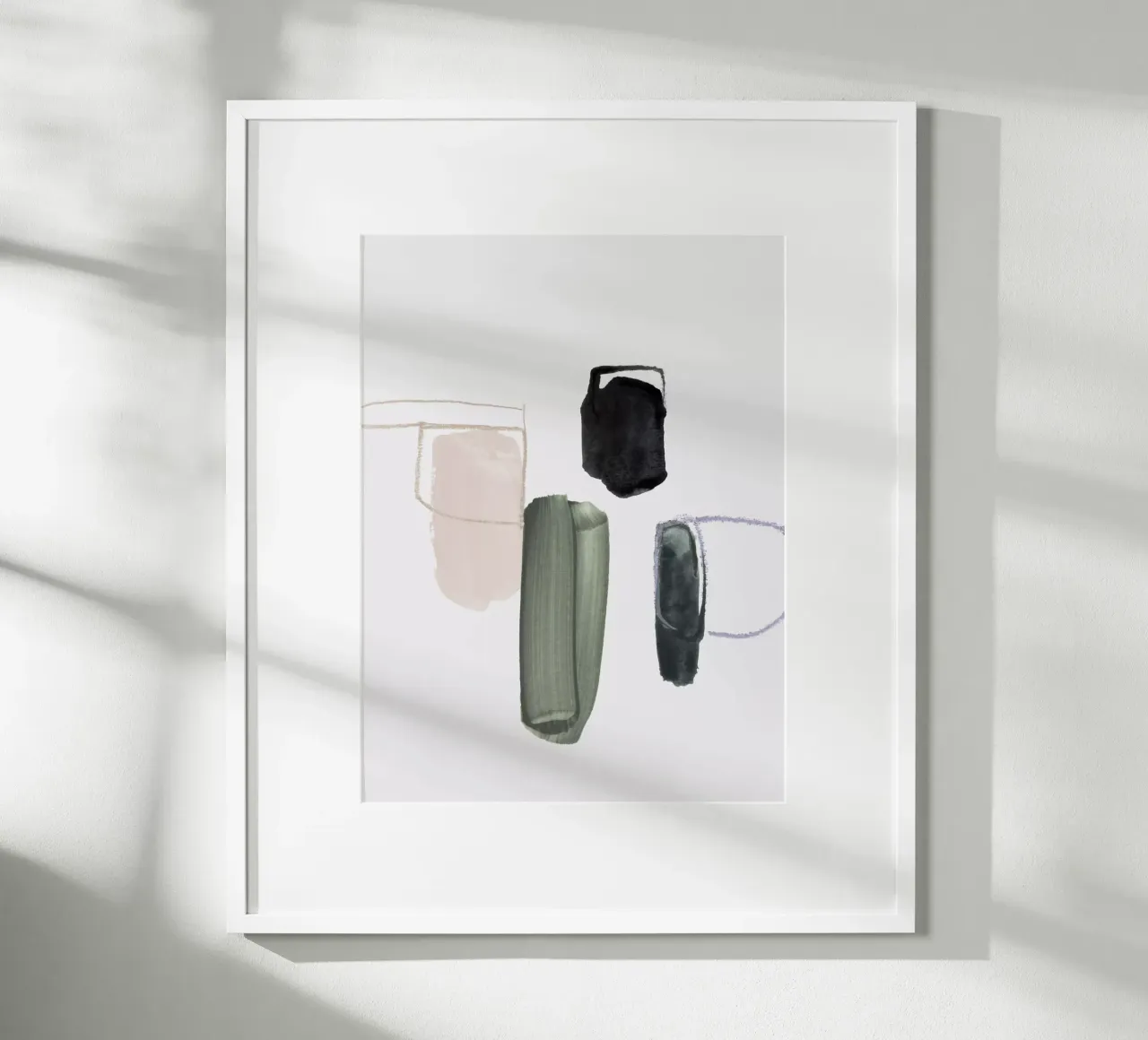 abstract forms poster van IRIS LEHNHARDT FINE ART