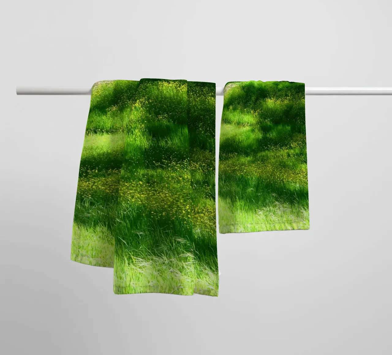 wildflowers spring asciugamano da bagno da animal story home