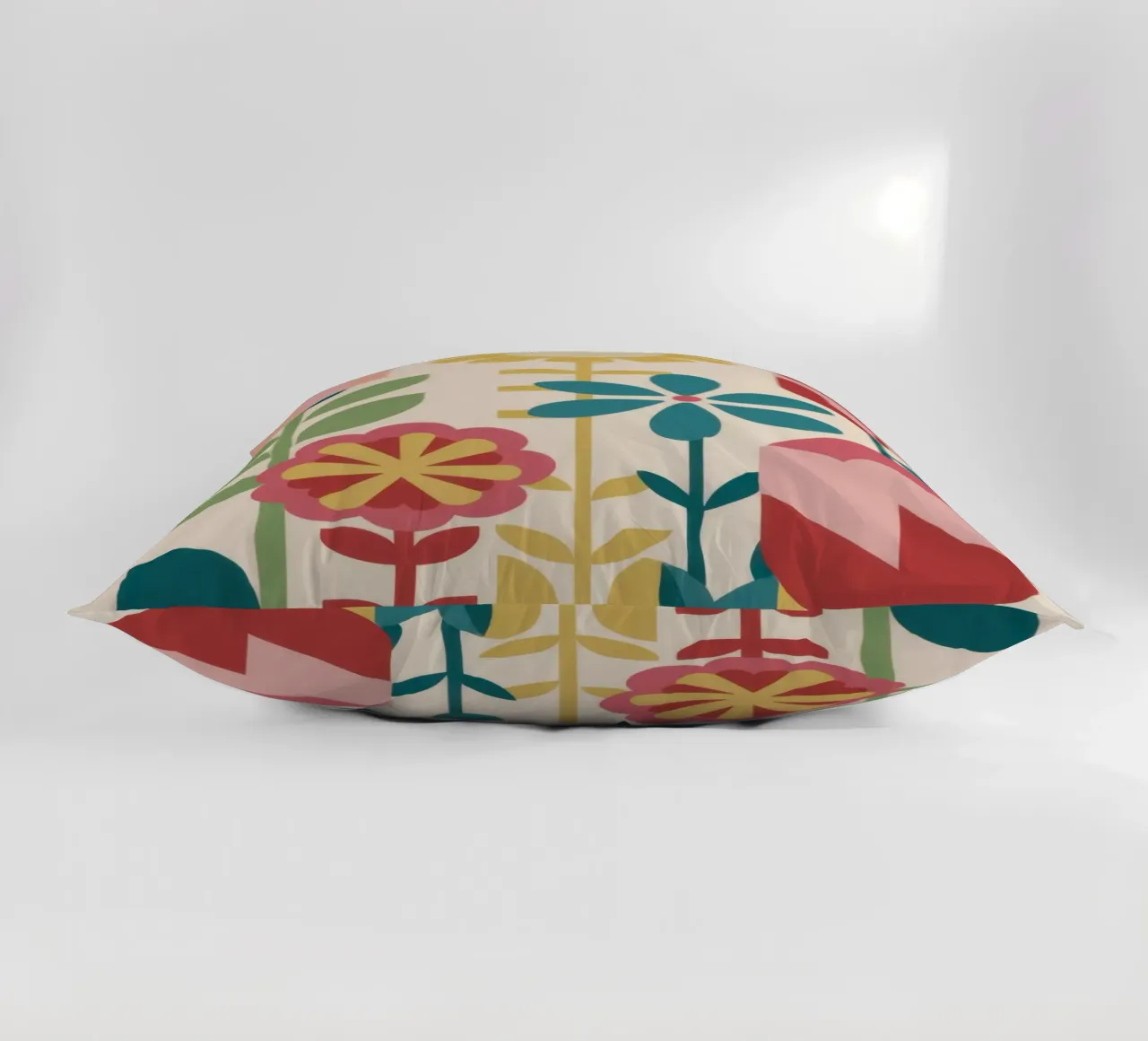 Modern Folk Garden decorative cushion by Prism Ritual