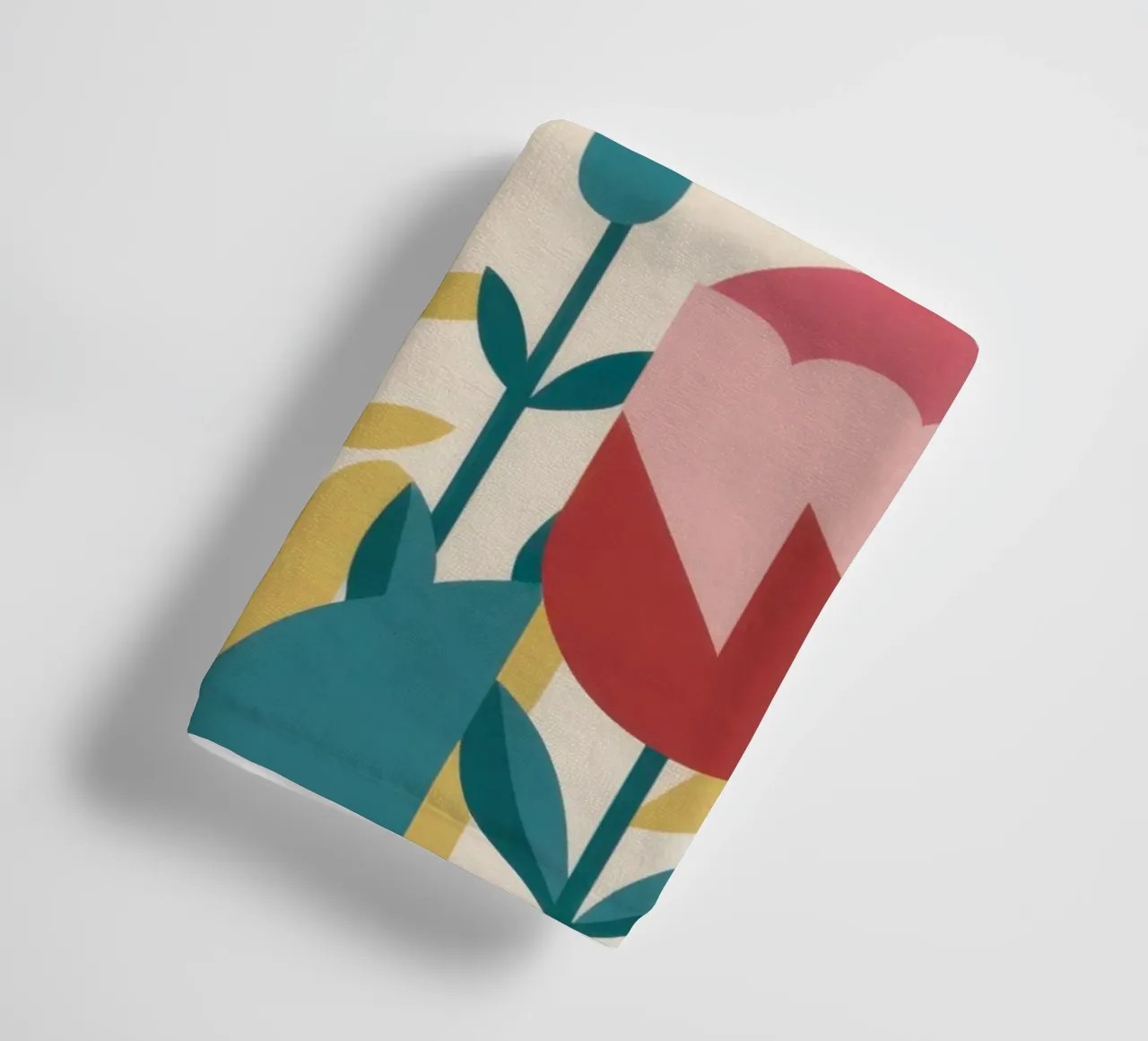 Modern Folk Garden towel by Prism Ritual