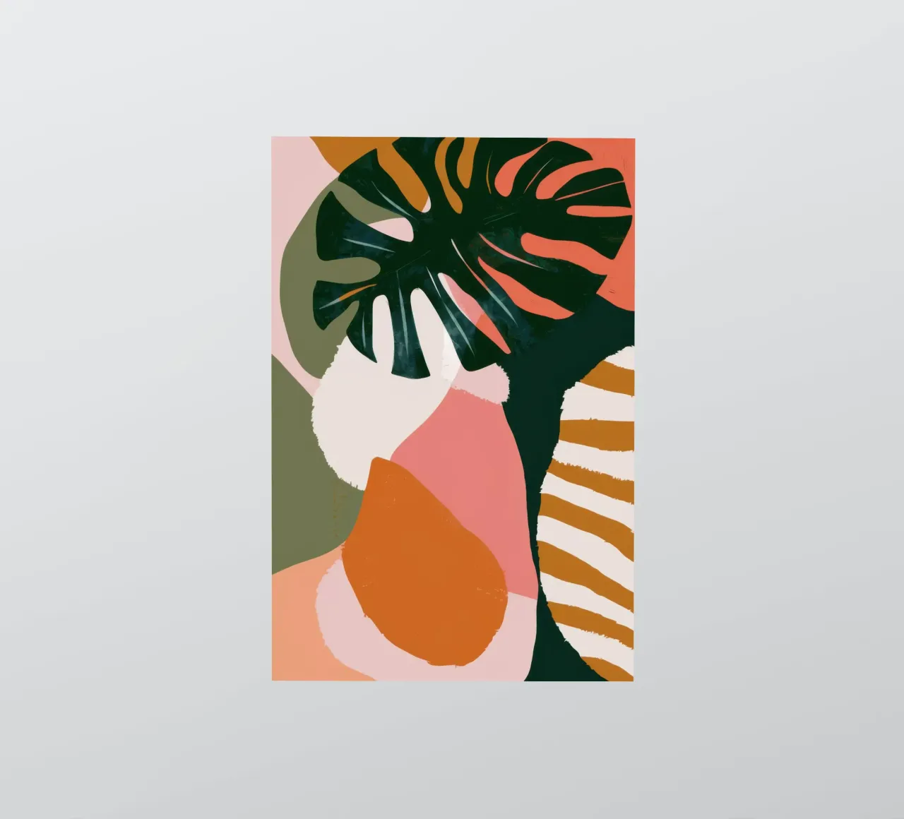 Irdene Figur Abstrakt Sticker von Bring Haven