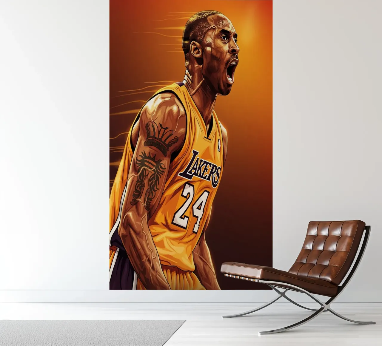 Kobe Bryant portrait (3) photo wallpaper by Lembayung art