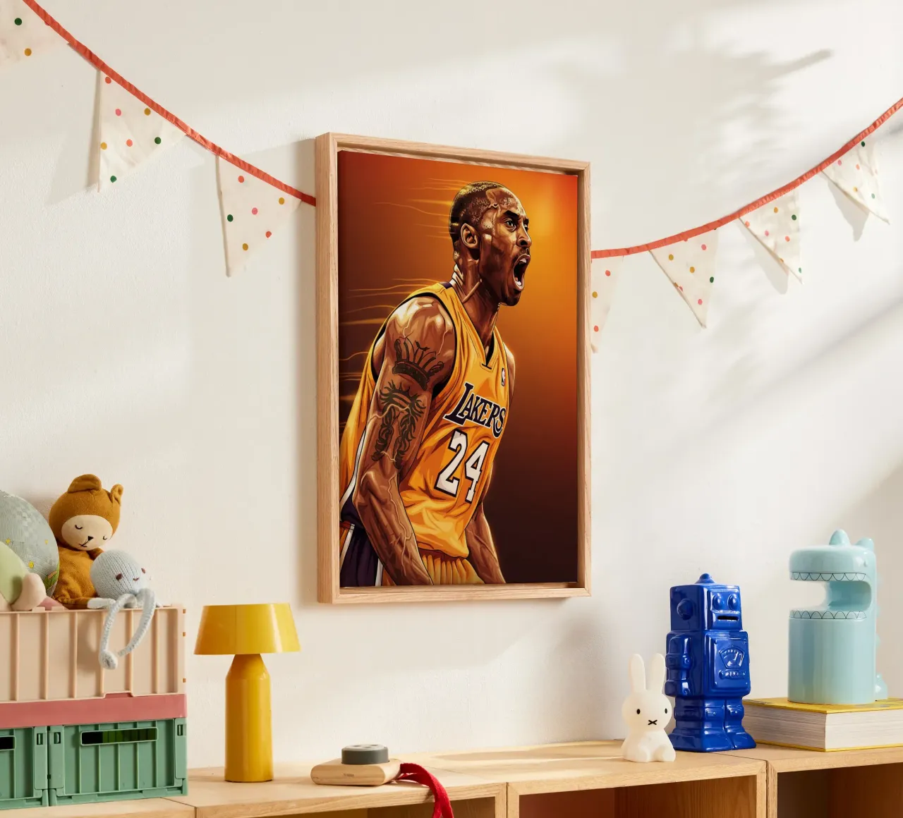 Kobe Bryant portrait (3) tela da Lembayung art
