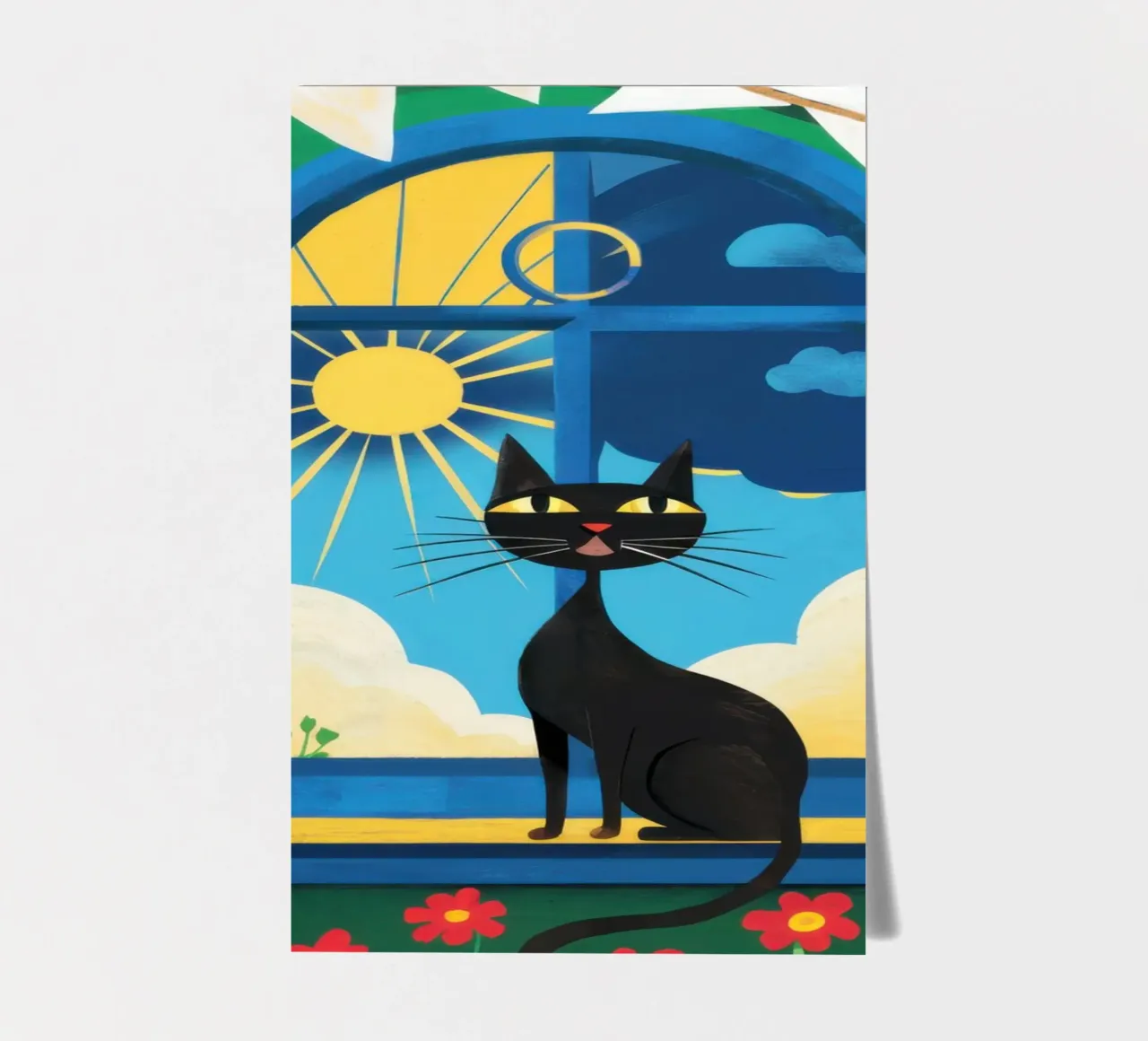Sunset Watcher Silhouette sticker sheet by Prism Ritual