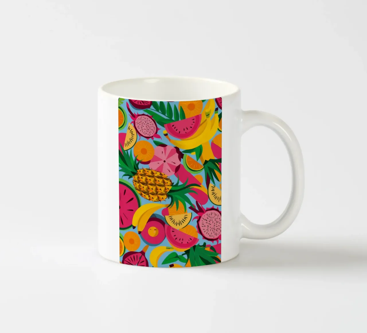 Fiesta di frutta esotica tazza in ceramica da Frosh Pallete