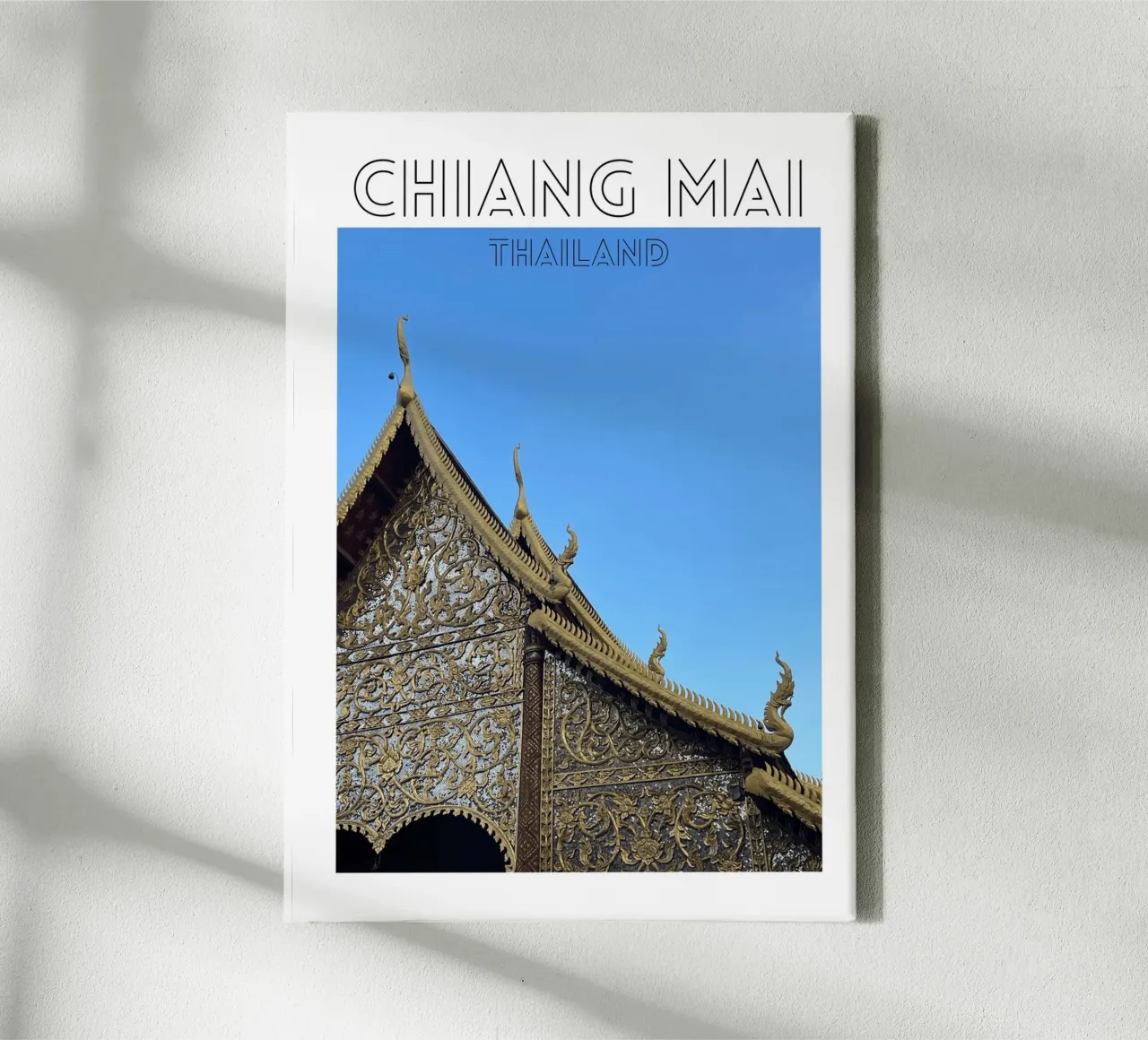 Perla del Nord - Chiang Mai, Thailandia tela con Cornice a cassetta da Roamance Studio