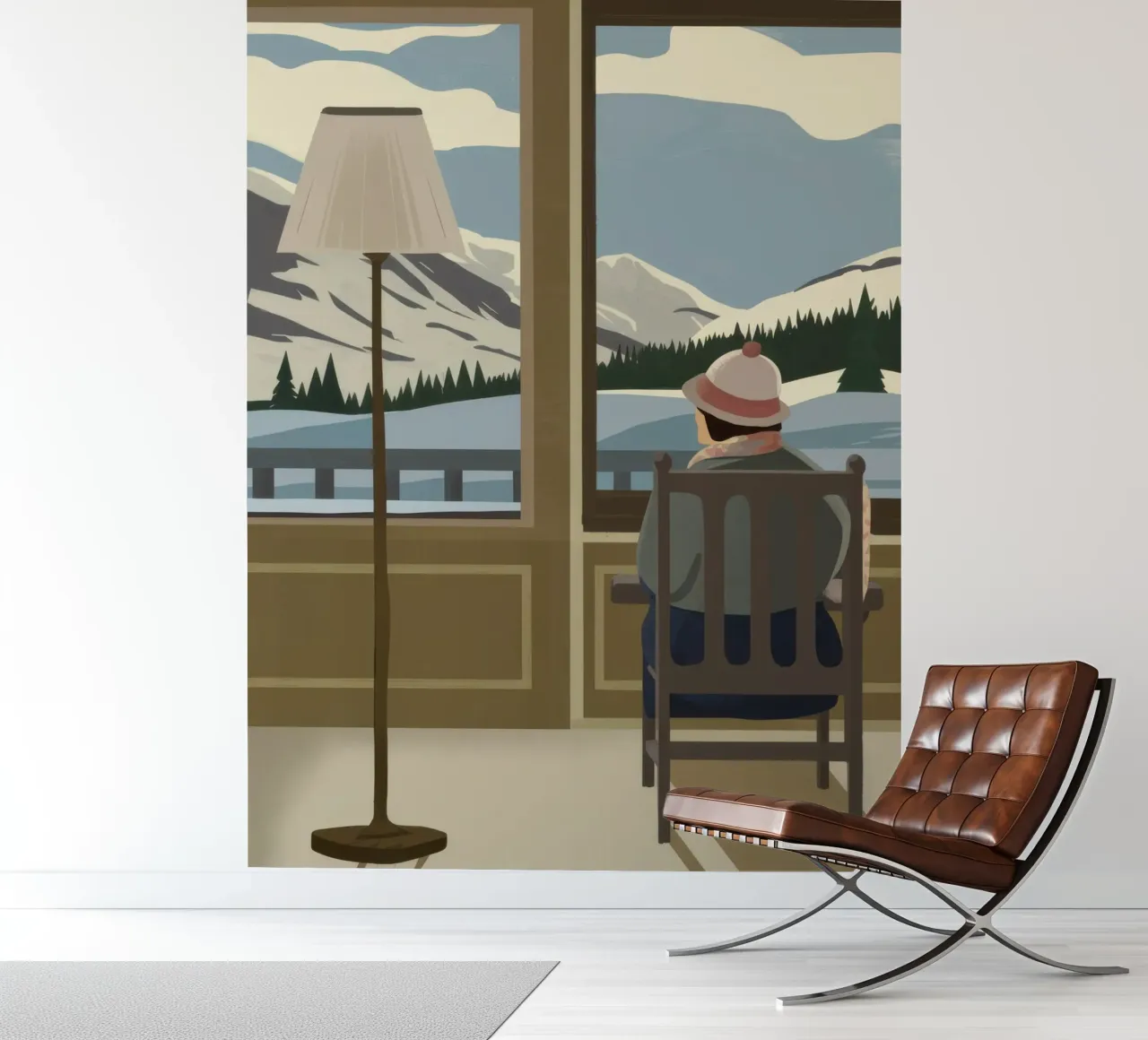 Tranquil Window View photo wallpaper by Bring Haven