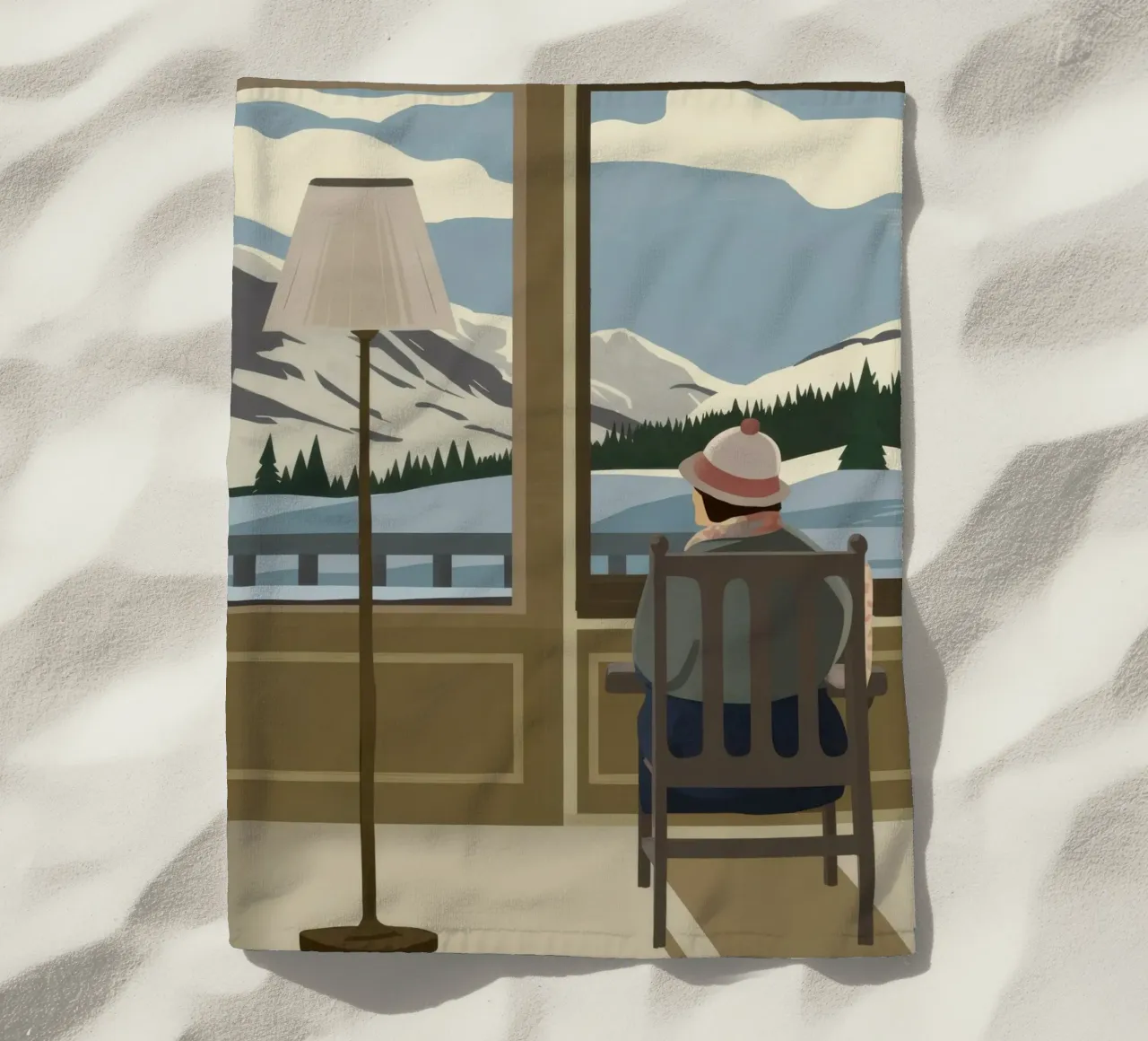 Tranquilla vista dalla finestra telo mare da Bring Haven