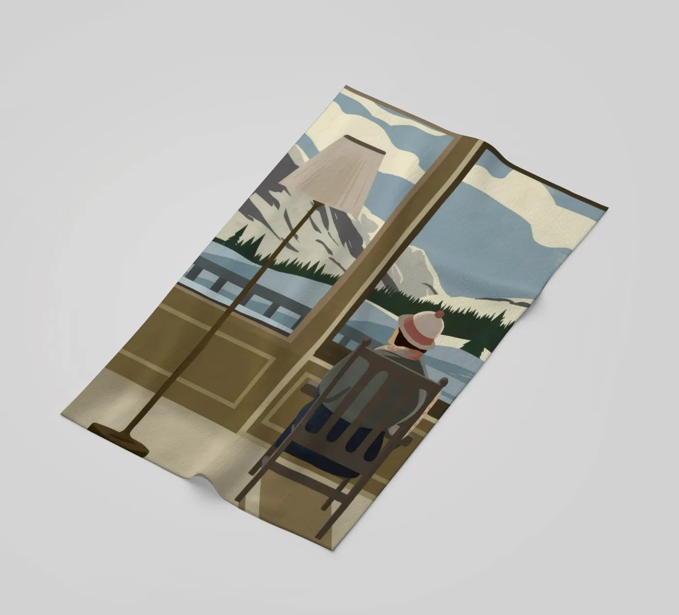 Tranquil Window View serviette de plage de Bring Haven