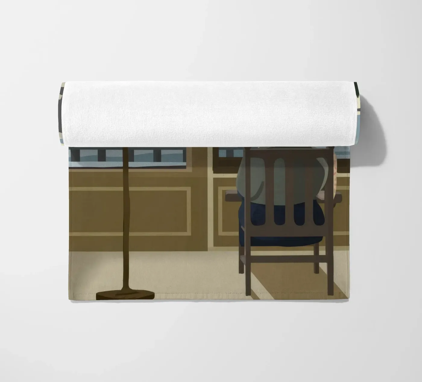 Tranquil Window View serviette de plage de Bring Haven