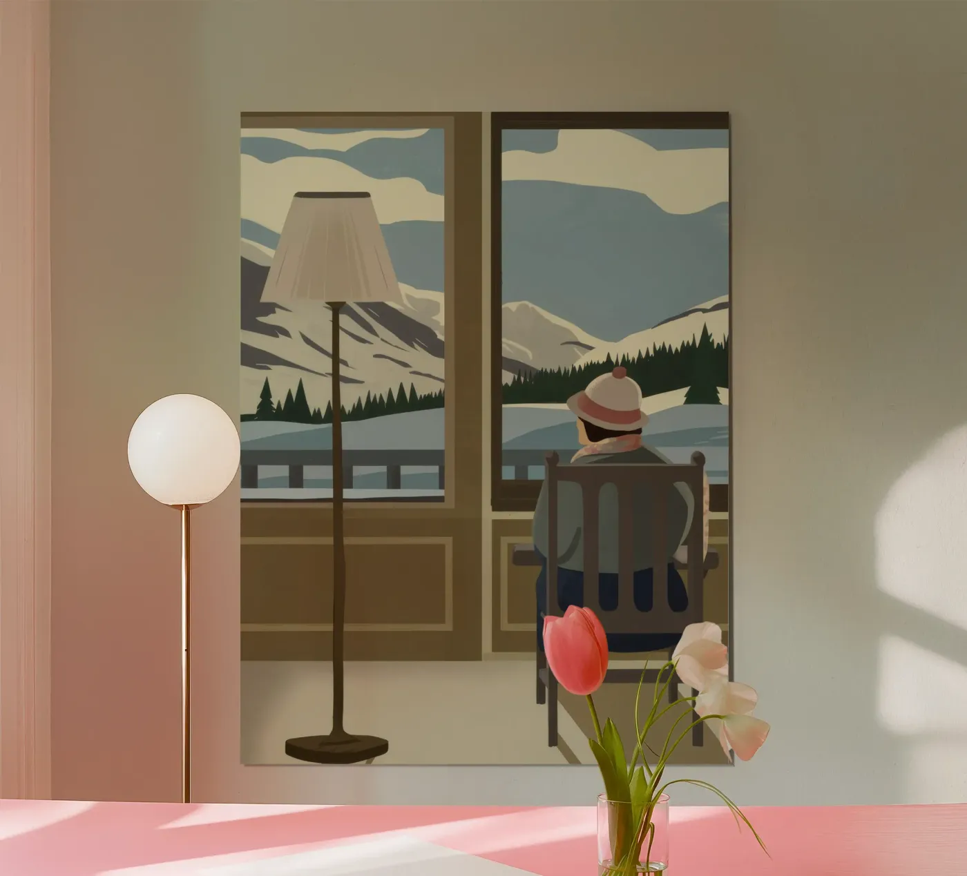 Tranquil Window View poster de Bring Haven