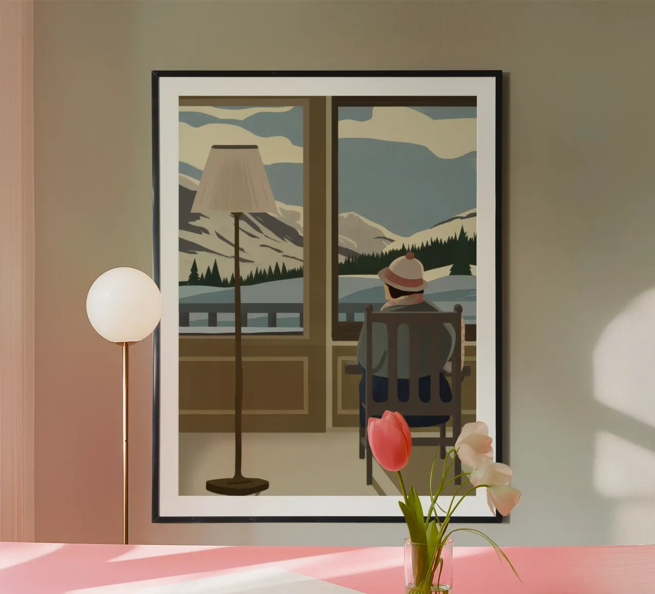 Tranquilla vista dalla finestra poster da Bring Haven