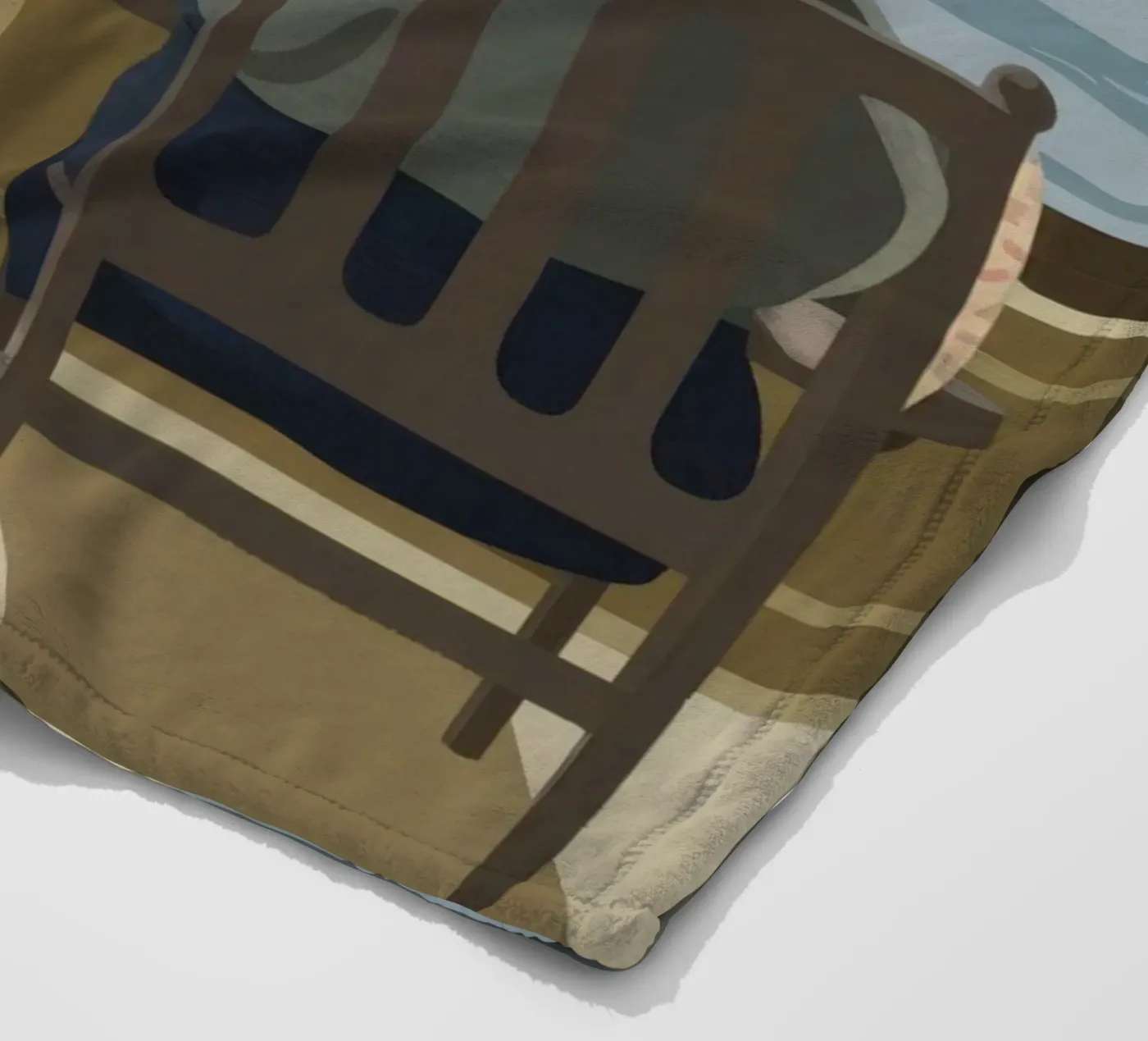 Tranquil Window View fleece blanket by Bring Haven