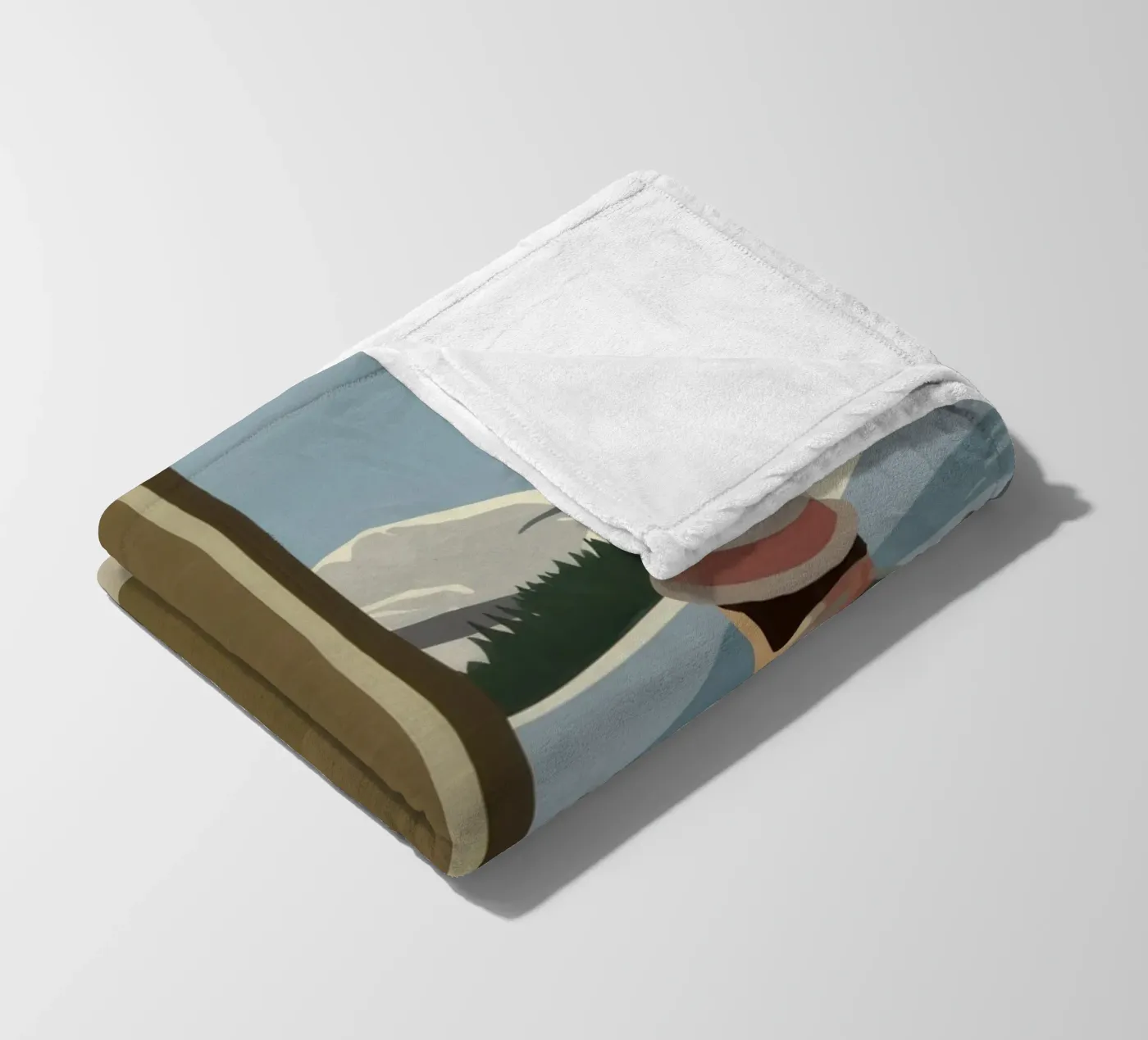 Tranquil Window View fleece blanket by Bring Haven