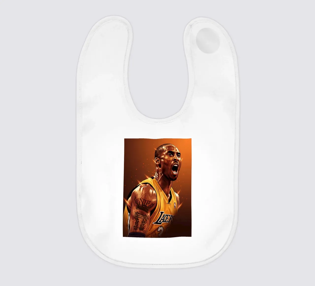 Kobe Bryant portrait (4) bavaglino da Lembayung art