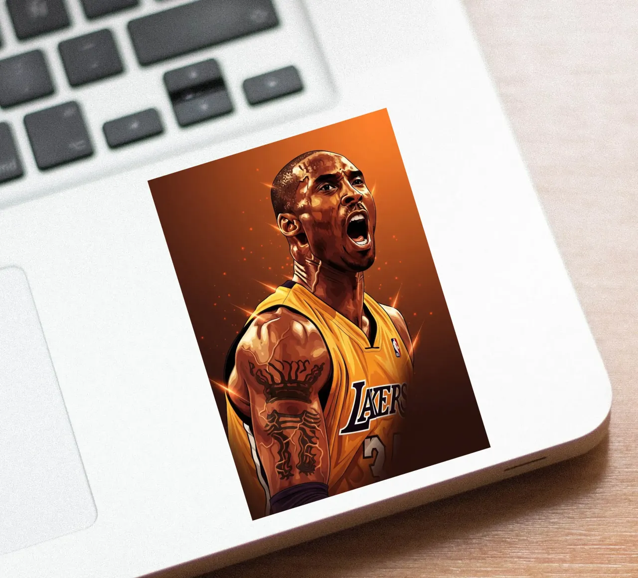 Kobe Bryant portrait (4) adesivo da Lembayung art