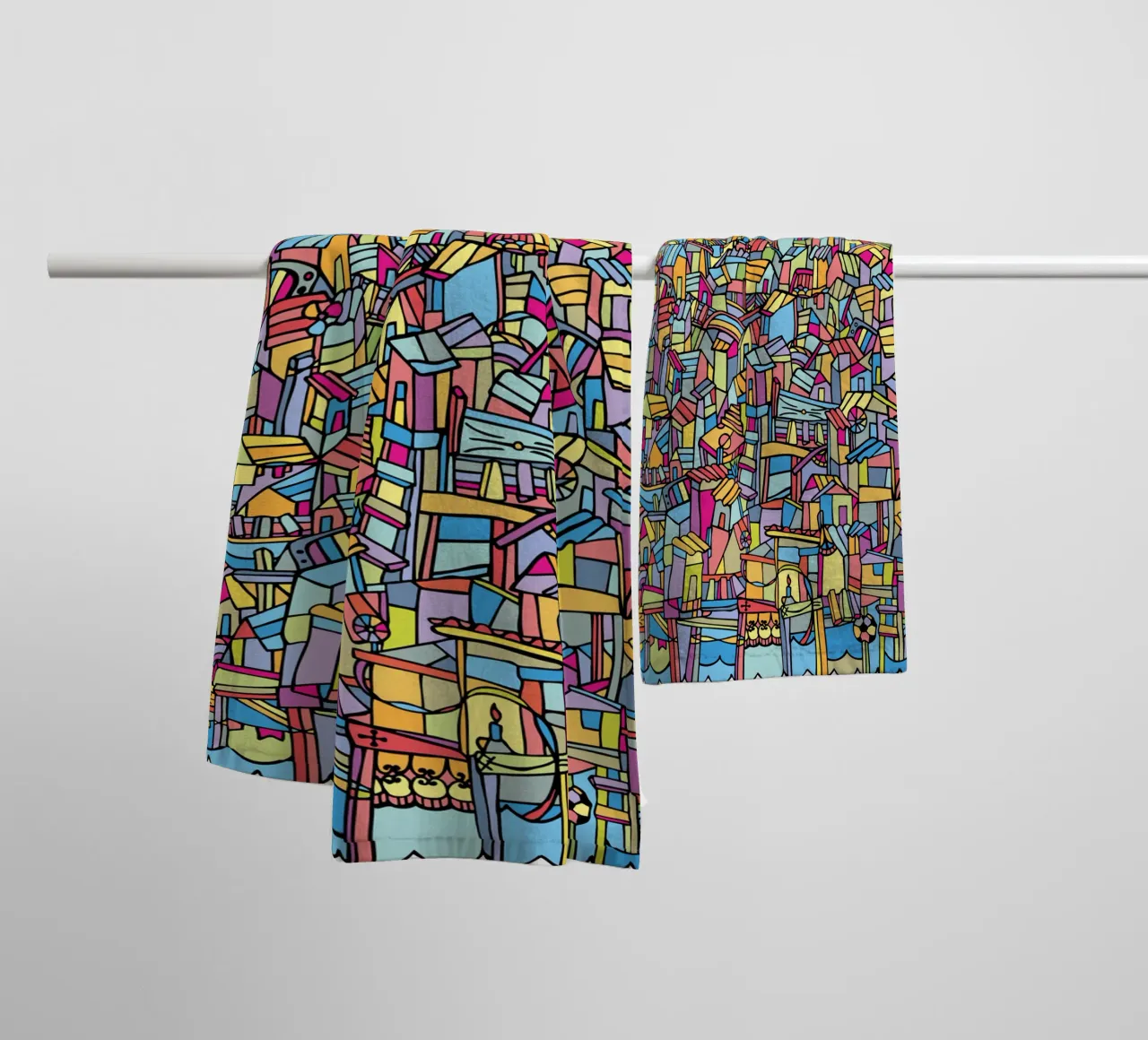 Favela IV asciugamano da bagno da Ninhol
