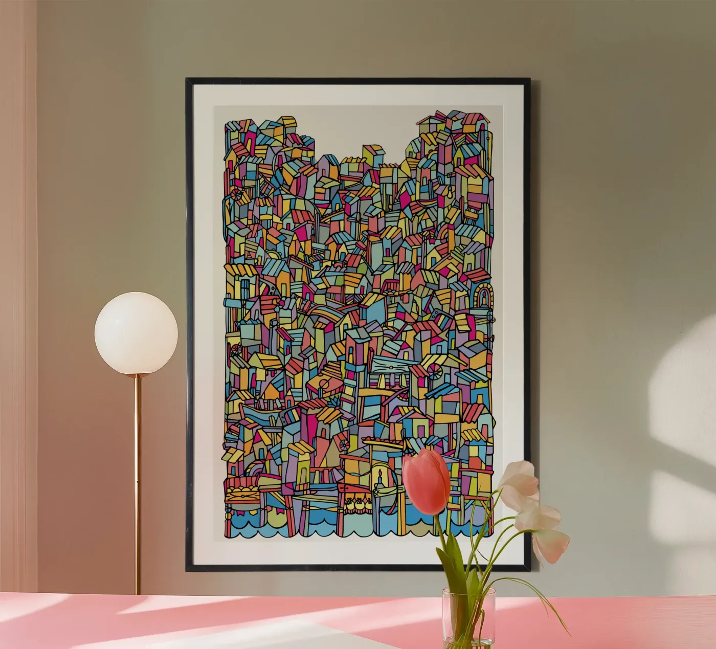 Favela IV poster by Ninhol