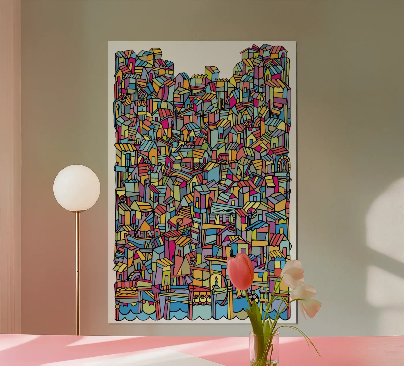 Favela IV poster by Ninhol