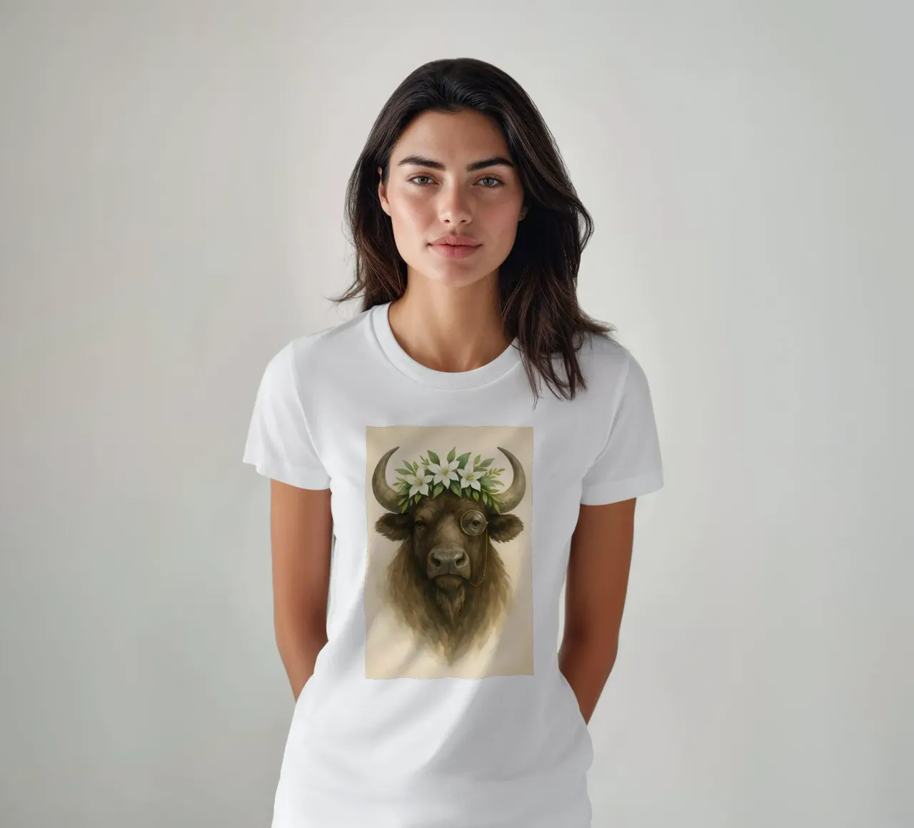 Il Nobile Bisonte di Buffalo t-shirt da Graceful Desine