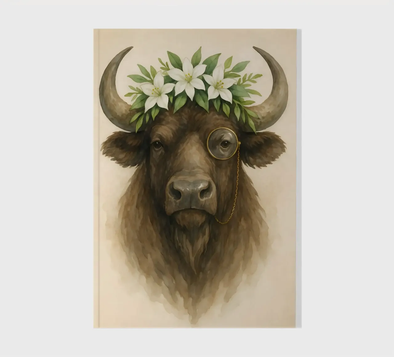 The Noble Bison in Buffalo notebook by Graceful Desine
