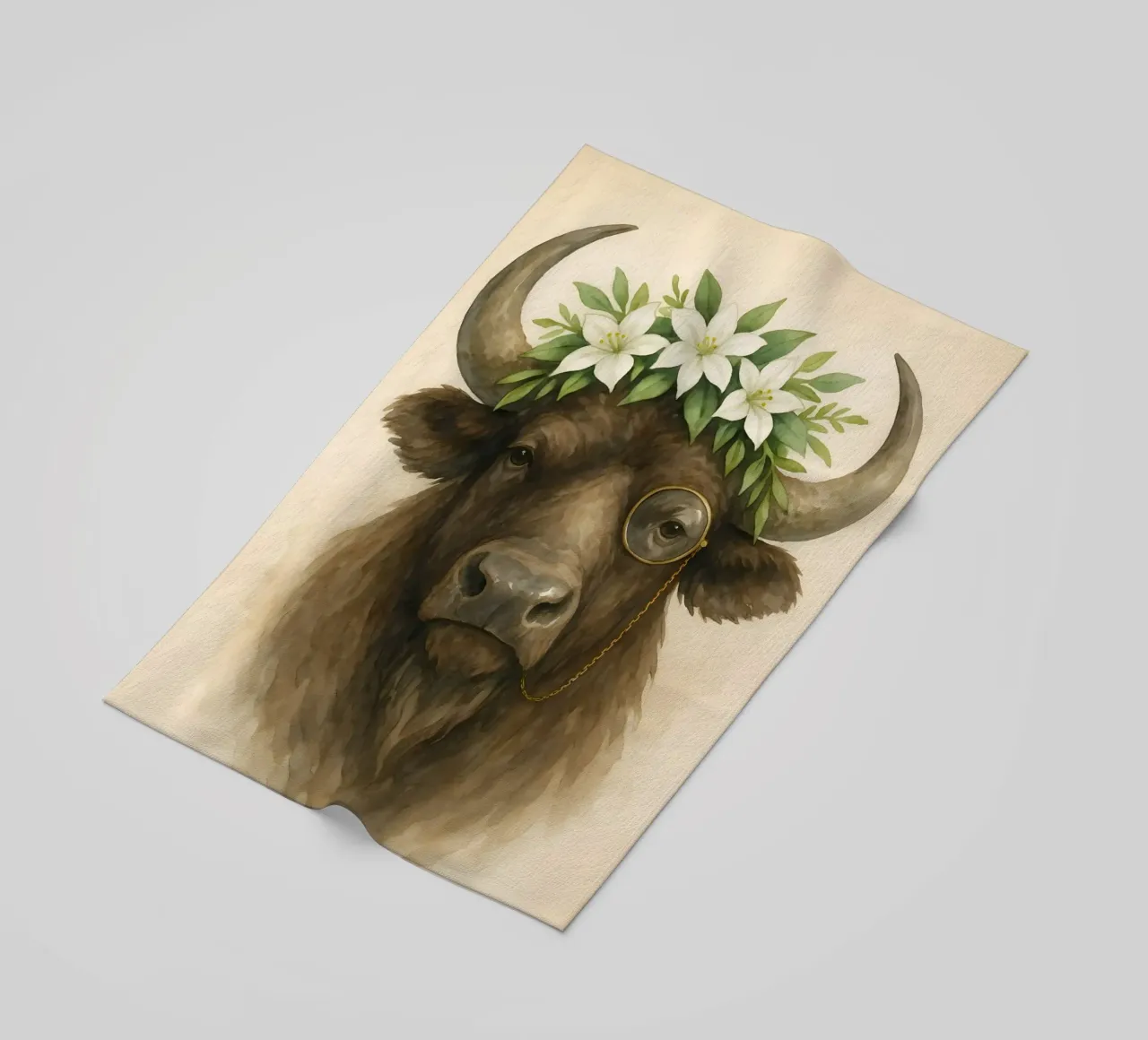 Il Nobile Bisonte di Buffalo telo mare da Graceful Desine