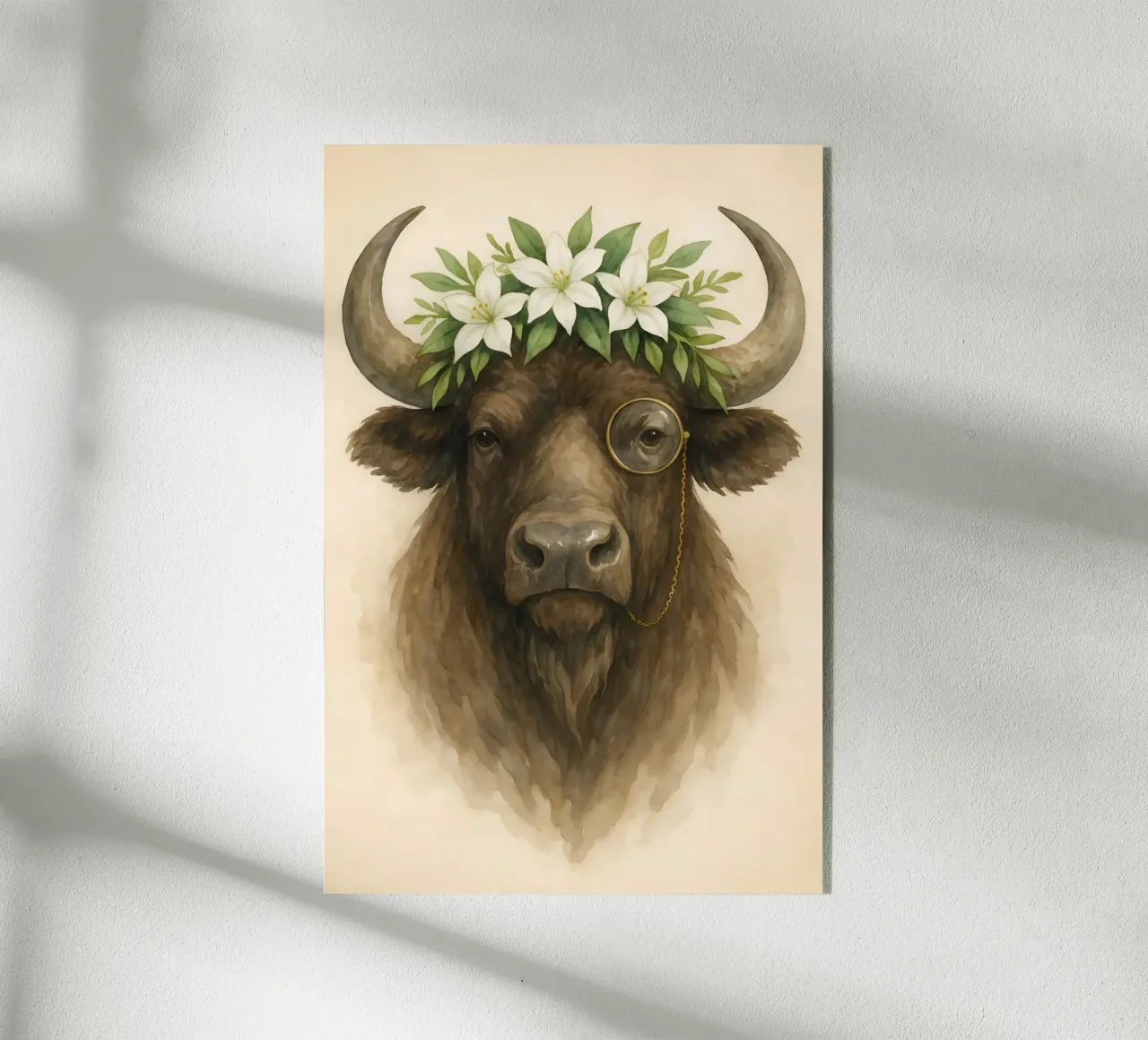 The Noble Bison in Buffalo acrylic glass by Graceful Desine