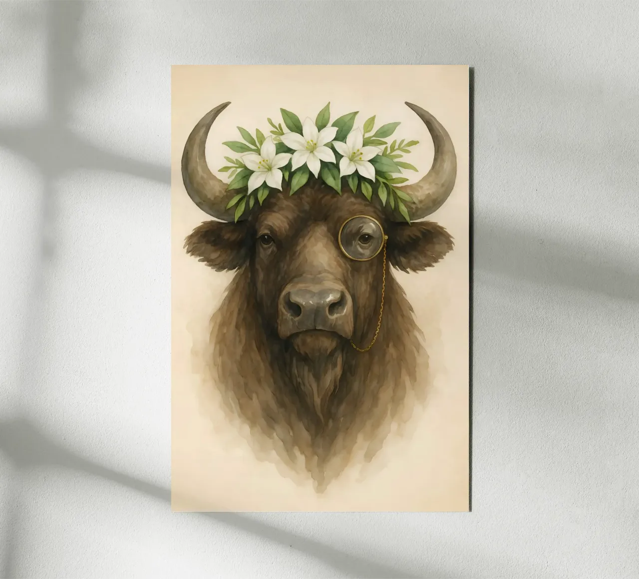 Il Nobile Bisonte di Buffalo alluminio dibond da Graceful Desine