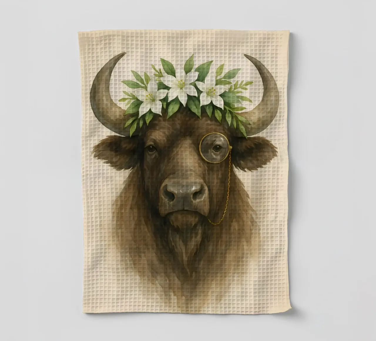 Il Nobile Bisonte di Buffalo canovaccio da cucina da Graceful Desine