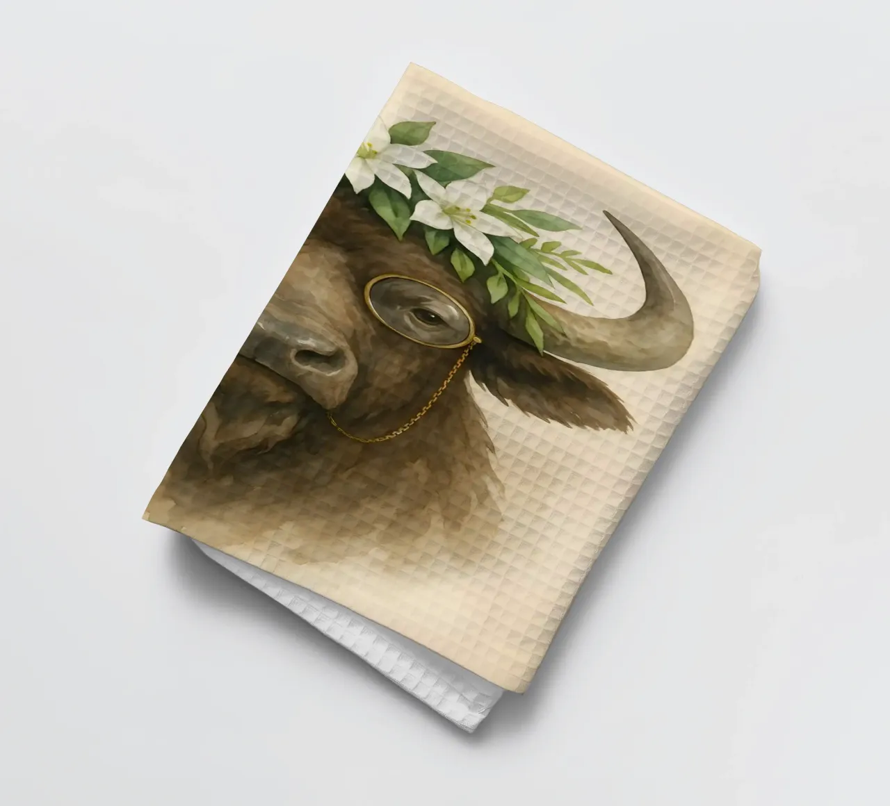 Il Nobile Bisonte di Buffalo canovaccio da cucina da Graceful Desine
