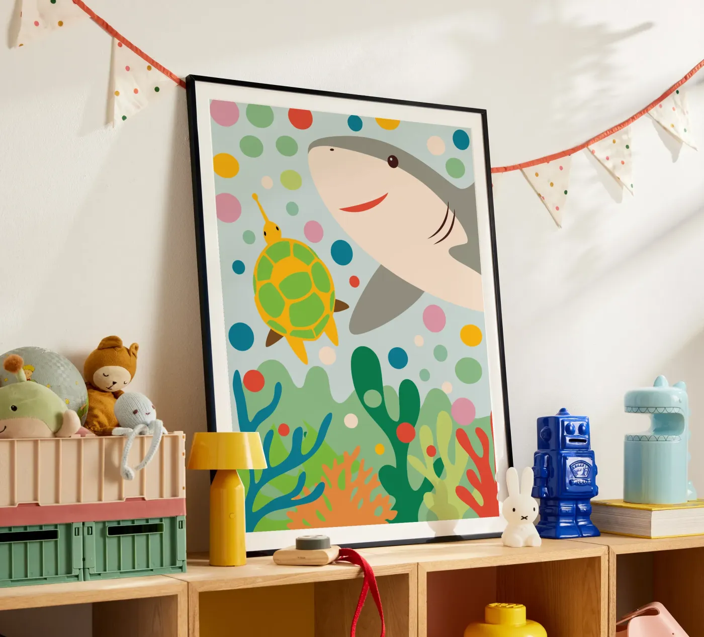 Squali e tartarughe poster da CUTE ANIMALS