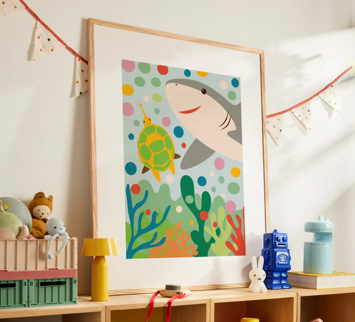 Squali e tartarughe poster da CUTE ANIMALS